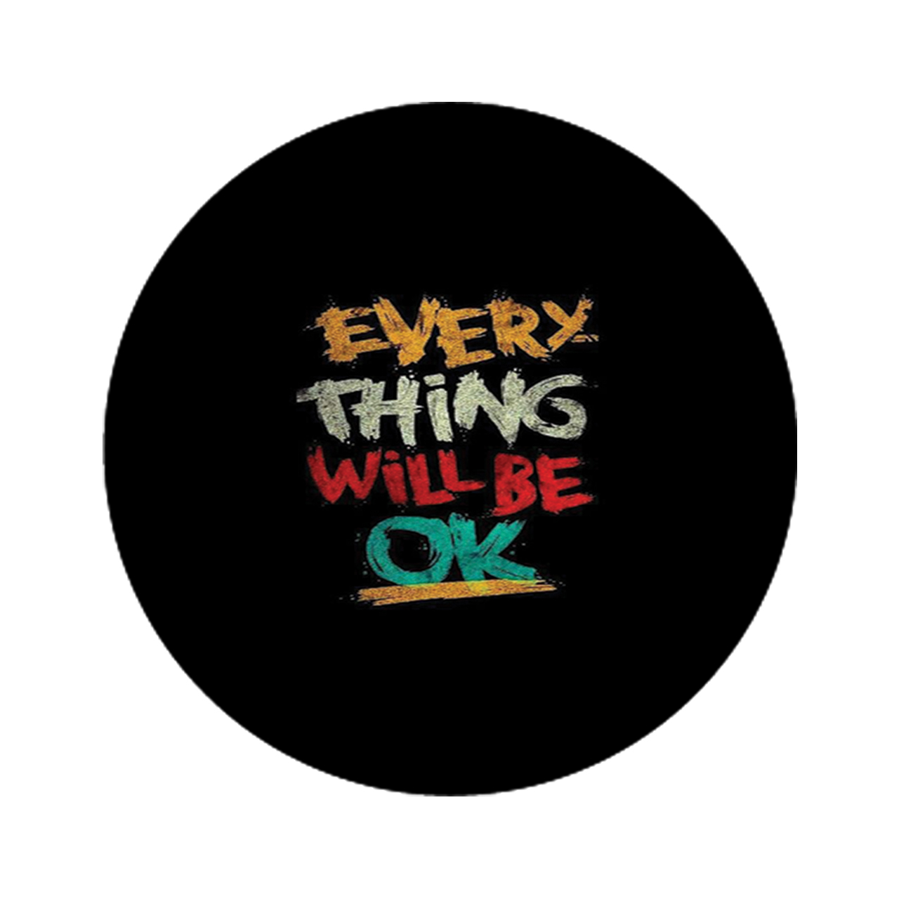 زیر لیوانی مدل Will Be Ok کد 197