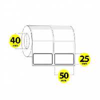 لیبل برچسب پی وی سی 50×25