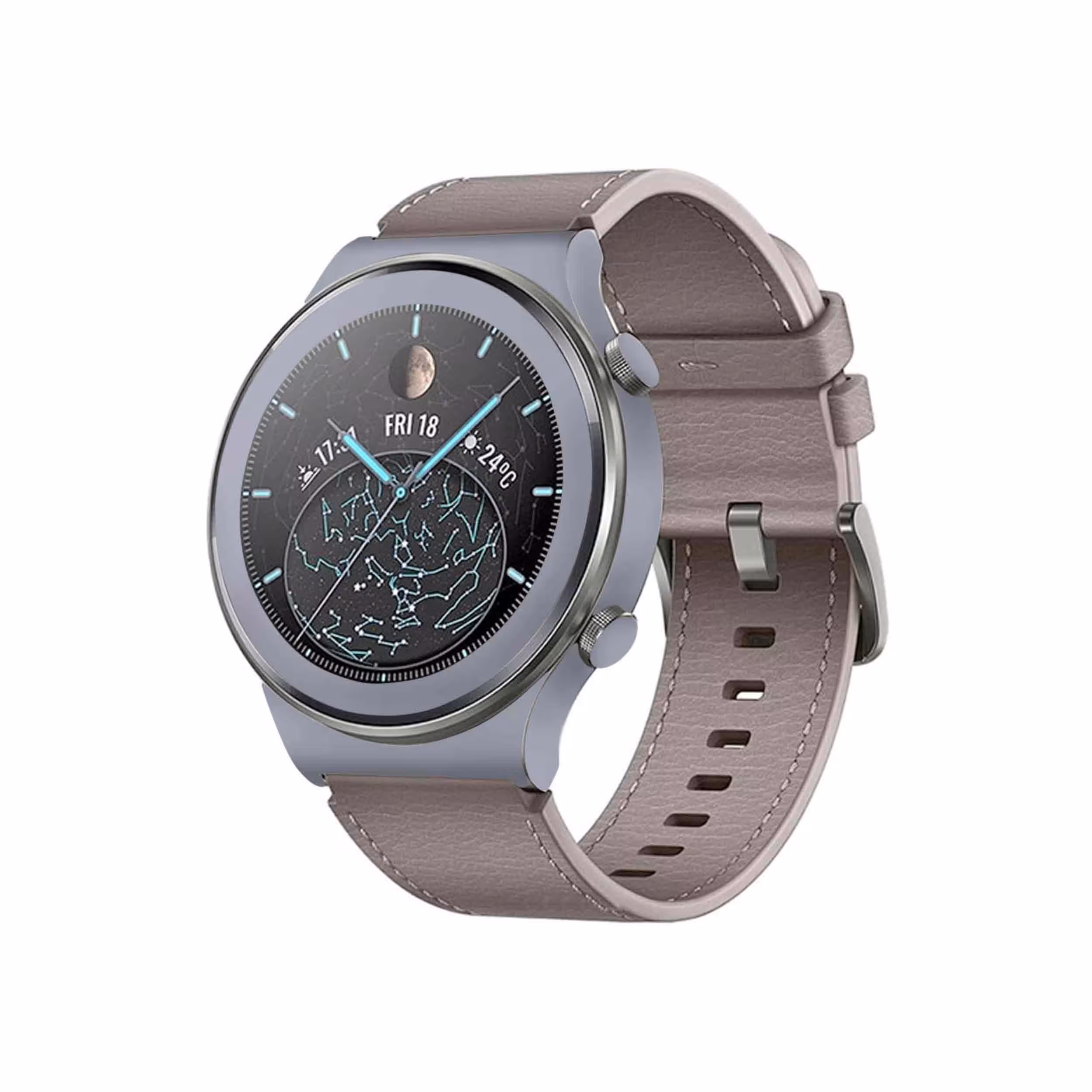 برچسب ماهوت طرح Matte Silver مناسب برای ساعت هوشمند هوآوی Watch GT 2 Pro