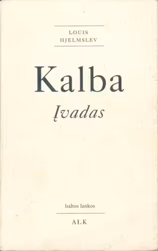 خرید و دانلود نسخه کامل کتاب Kalba: įvadas