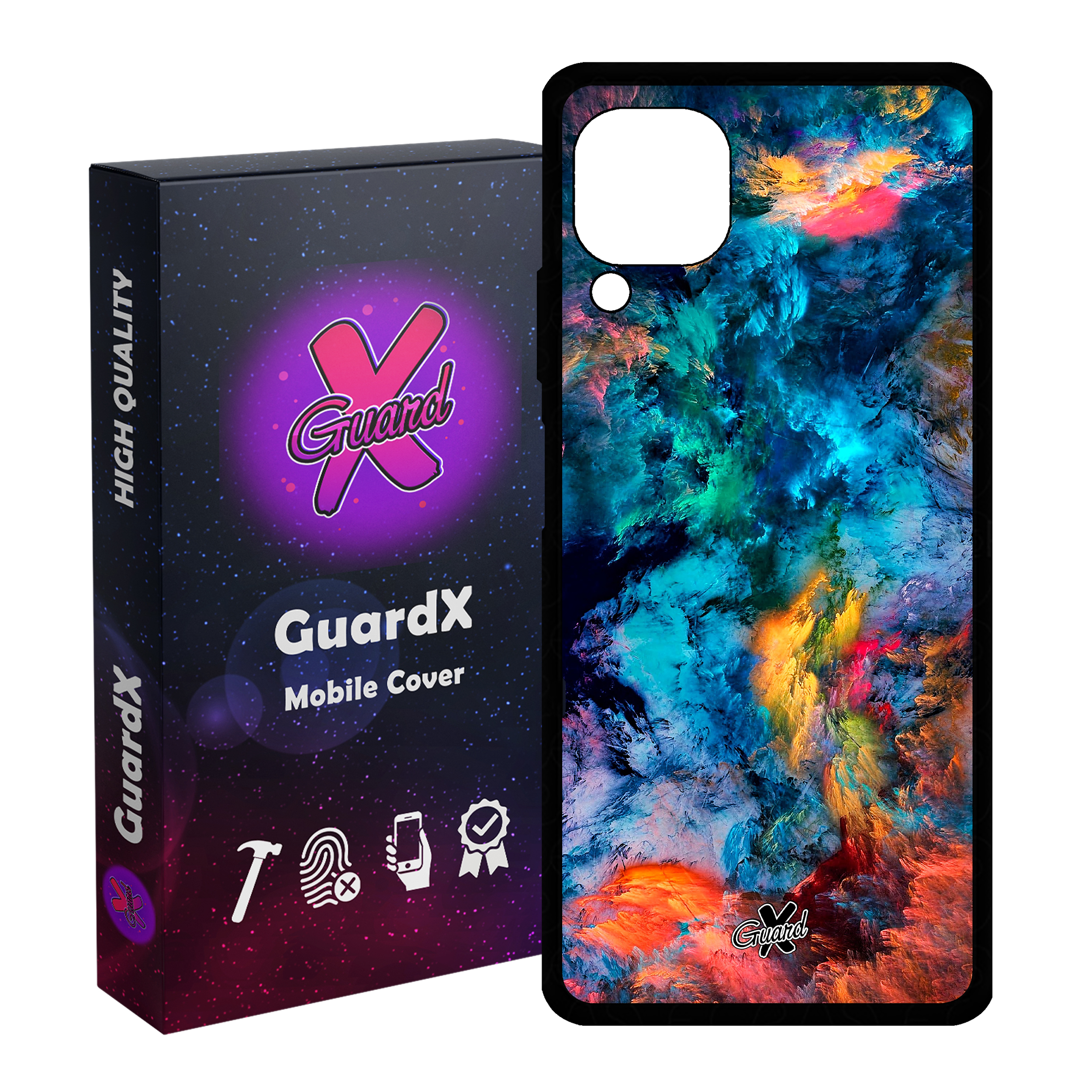 کاور گارد ایکس طرح Colors مدل Glass10117 مناسب برای گوشی موبایل هوآوی Nova 7i / Nova 6 SE / P40 Lite