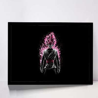 تابلو مدل battle fire super saiyan کد F-11013