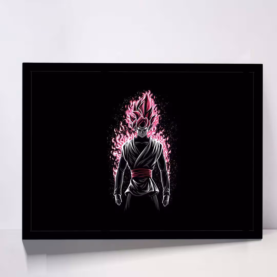 تابلو مدل battle fire super saiyan کد F-11013