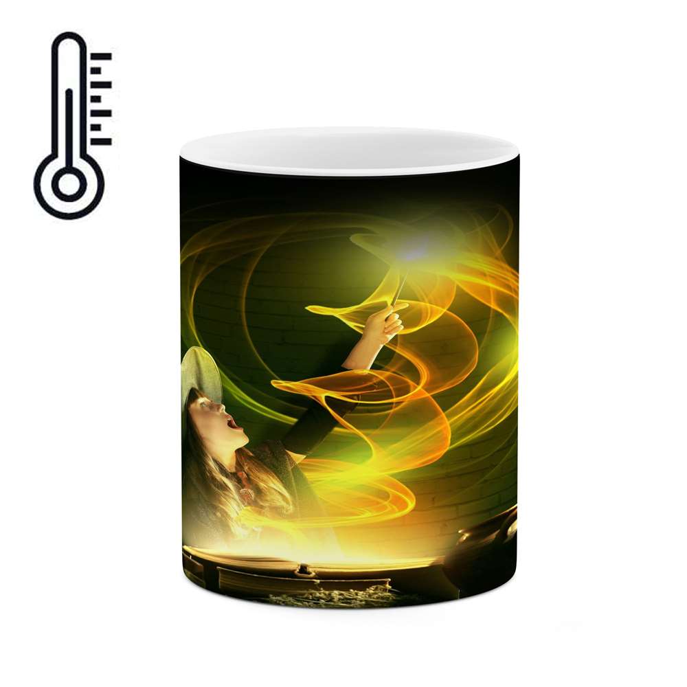 ماگ حرارتی کاکتی طرح بچه جادوگر مدل mgh17964