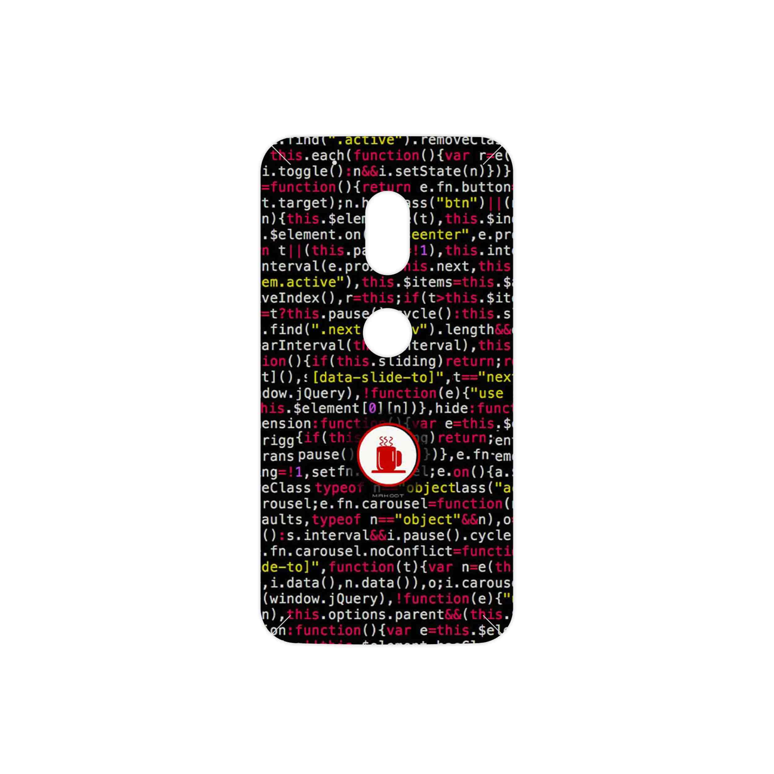 برچسب پوششی ماهوت مدل Programming 1 مناسب برای گوشی موبایل موتورولا Moto G4 Play