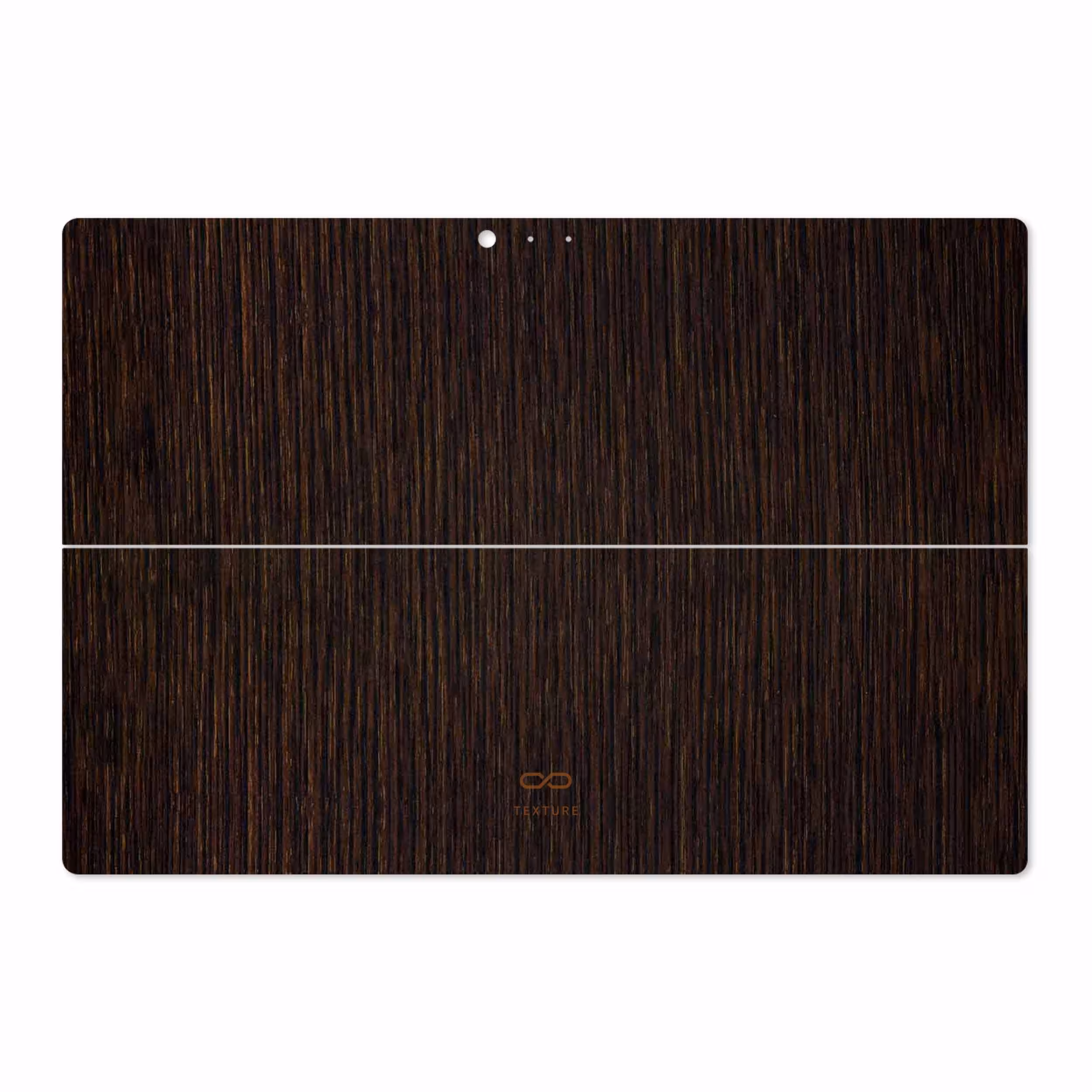 برچسب پوششی ماهوت مدل Dark-Gold-Stripes-Wood مناسب برای تبلت مایکروسافت Surface Pro 3 2014