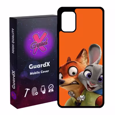 کاور گارد ایکس طرح Zootopia مدل Glass10047 مناسب برای گوشی موبایل سامسونگ Galaxy A31