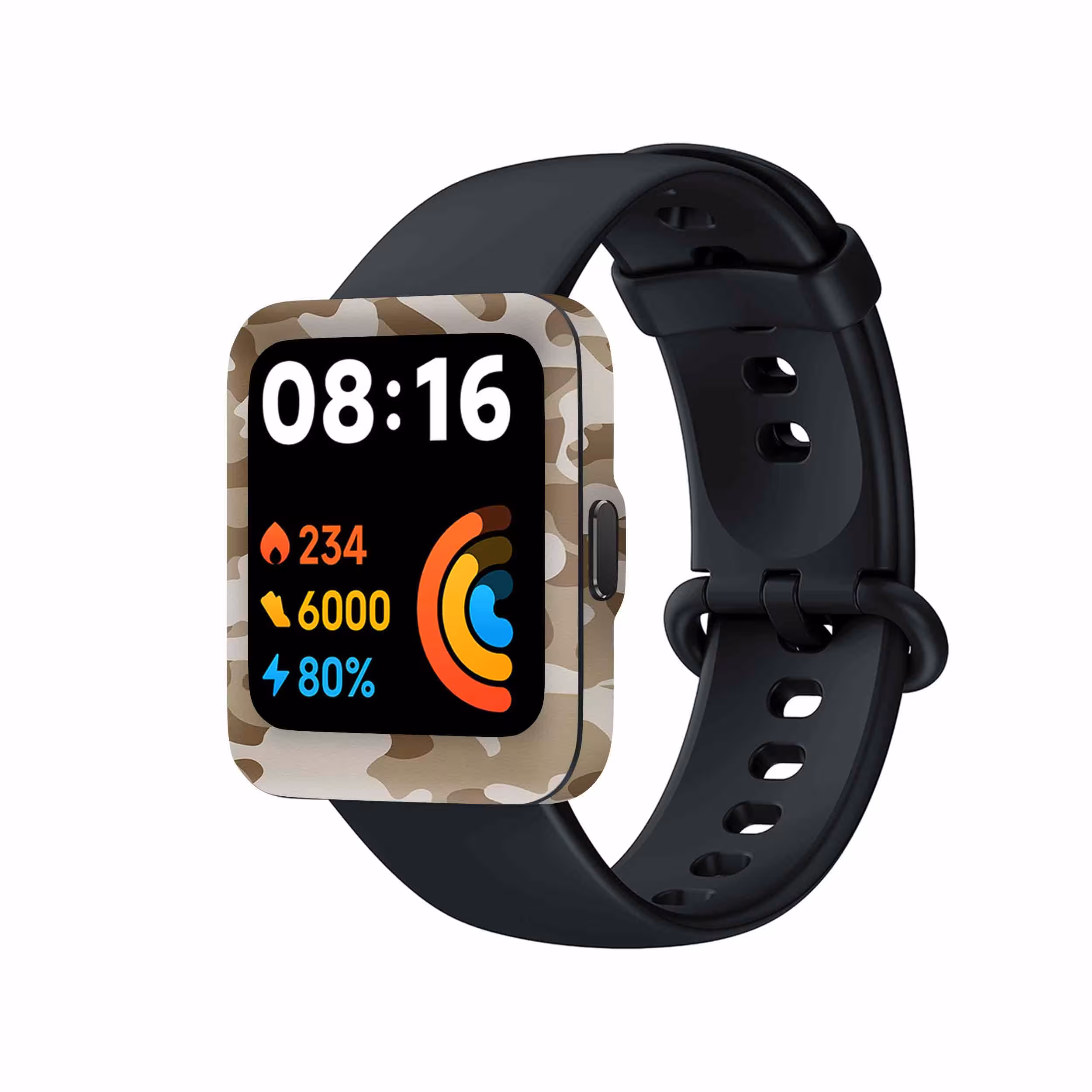 برچسب ماهوت طرح Army_Desert مناسب برای ساعت هوشمند شیائومی Redmi Watch 2 Lite