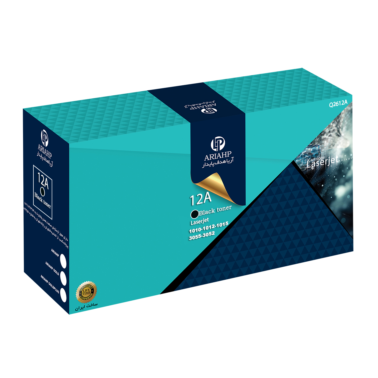 تونر مشکی آریا اچ پی مدل 12A 