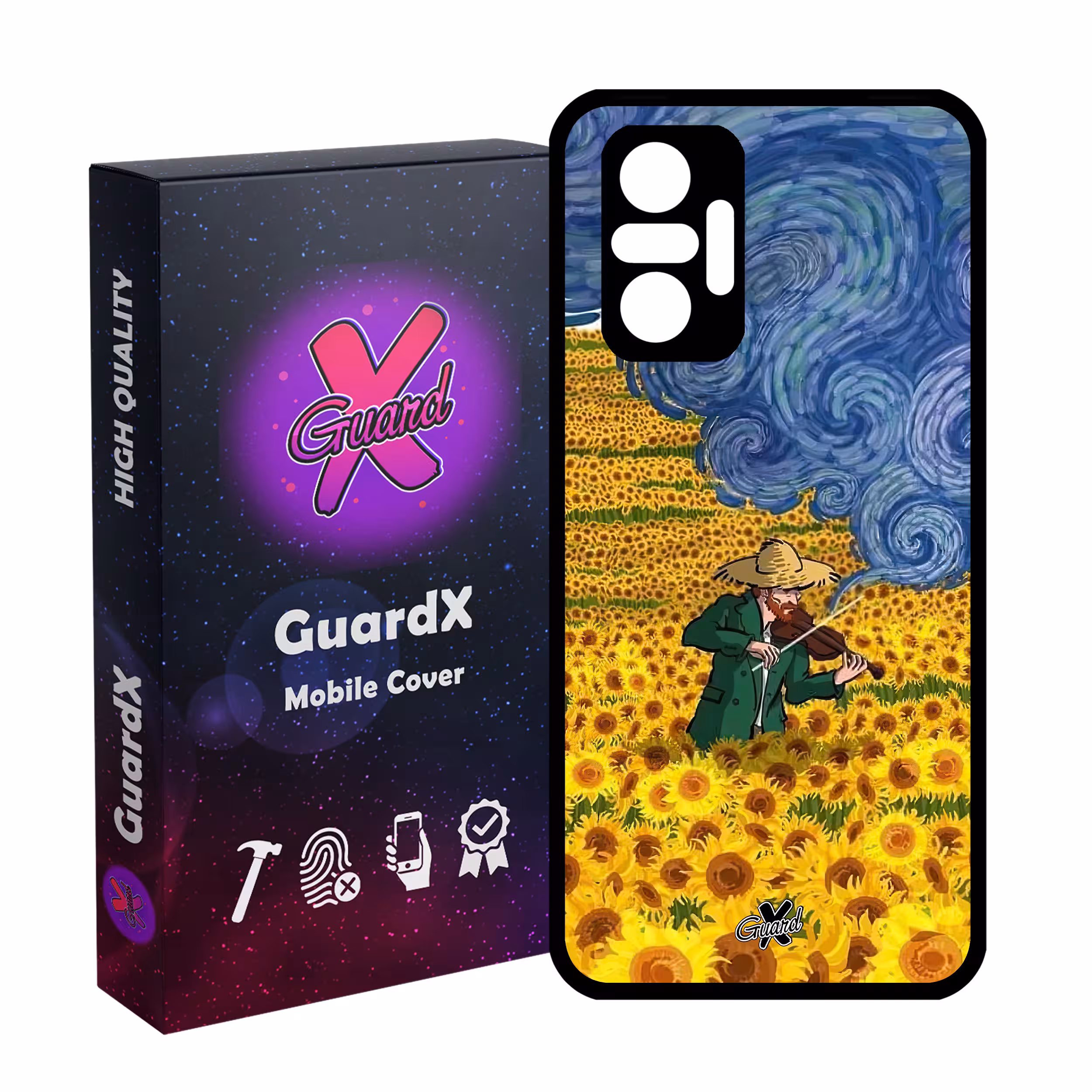 کاور گارد ایکس طرح Art مدل Glass10580 مناسب برای گوشی موبایل شیائومی Redmi Note 10 Pro/Note 10 Pro Max