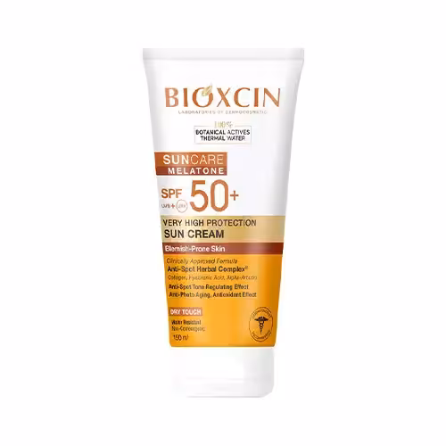 كرم ضد آفتاب بي رنگ ضد لك بيوكسين با SPF50  حجم 150 ميل