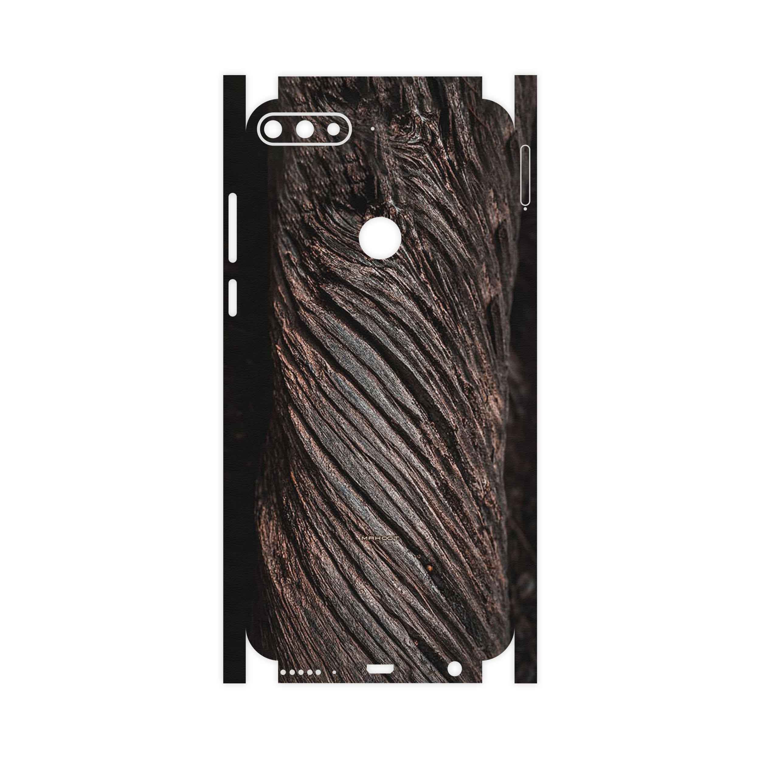 برچسب پوششی ماهوت مدل Wood Texture 9-FullSkin مناسب برای گوشی موبایل هوآوی Y7 Prime 2018