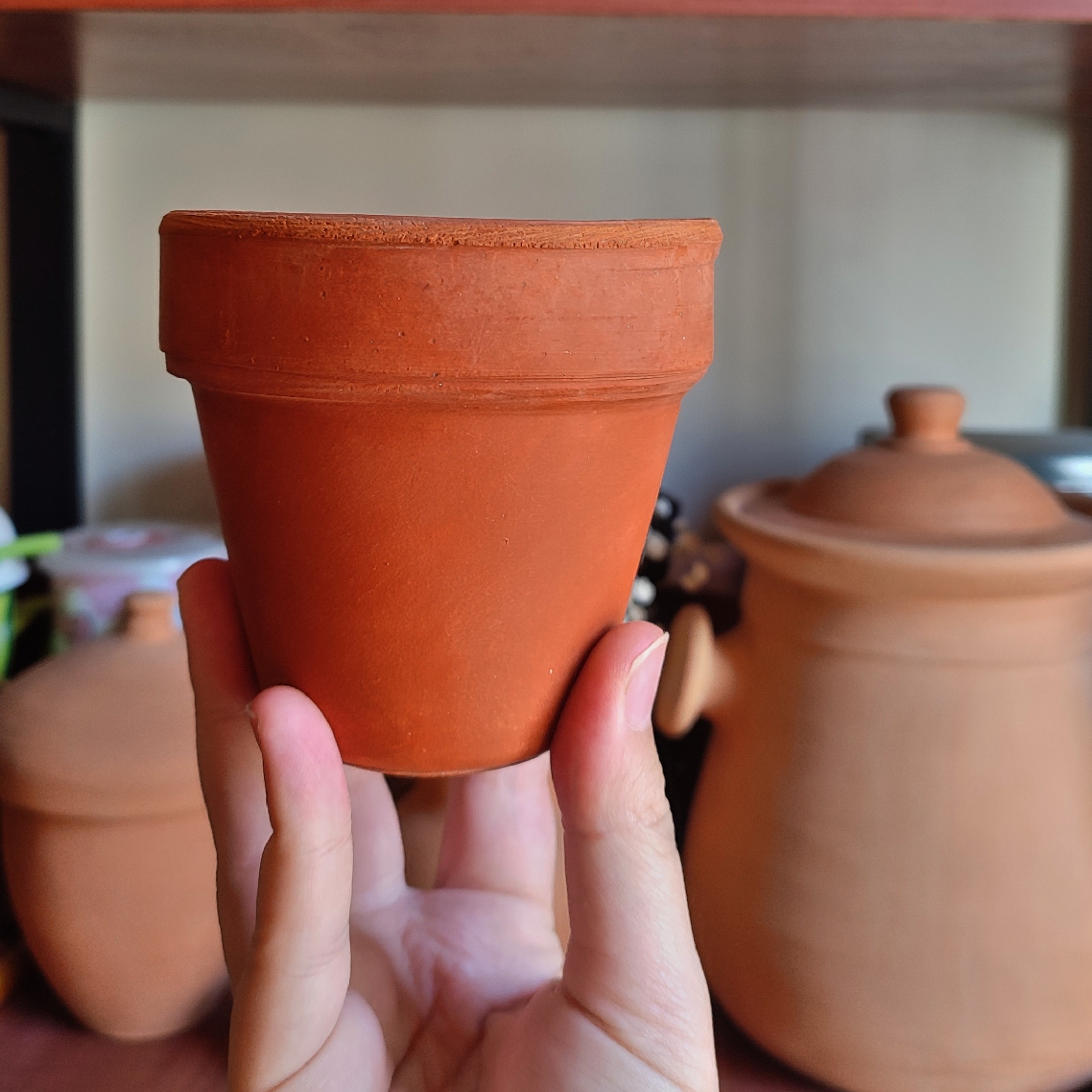 گلدون سفال سایز  10