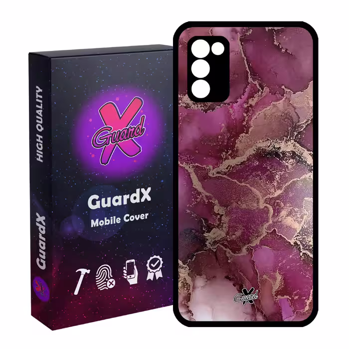 کاور گارد ایکس طرح ماربل مدل Glass10271 مناسب برای گوشی موبایل سامسونگ Galaxy A03s