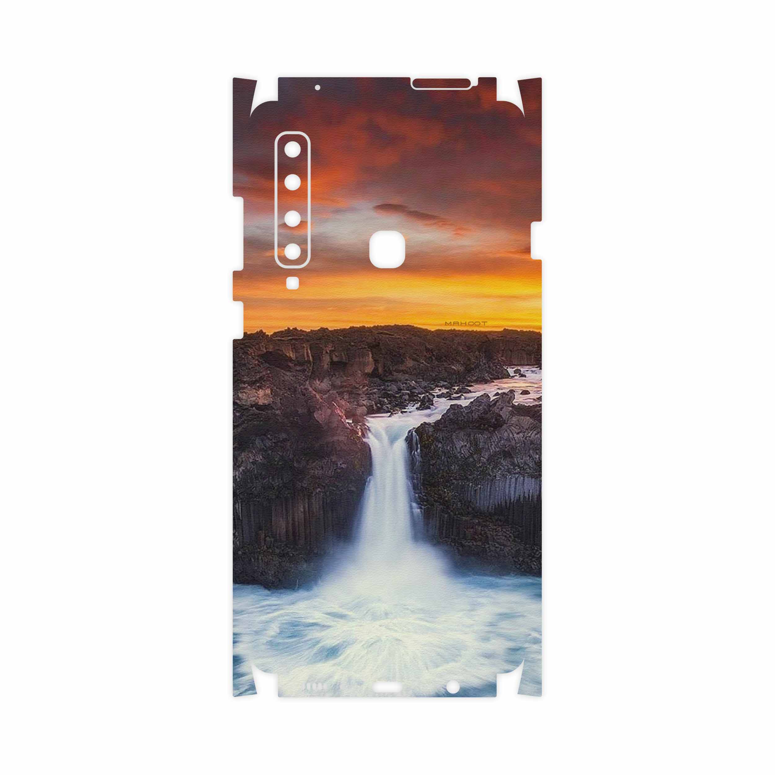 برچسب پوششی ماهوت مدل Waterfall-FullSkin مناسب برای گوشی موبایل سامسونگ Galaxy A9 2018