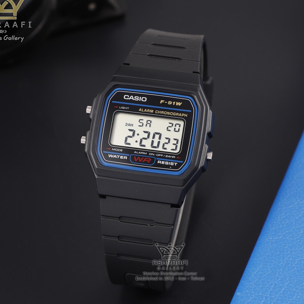 ساعت کاسیو نوستالژیک CASIO F-91W-1DG