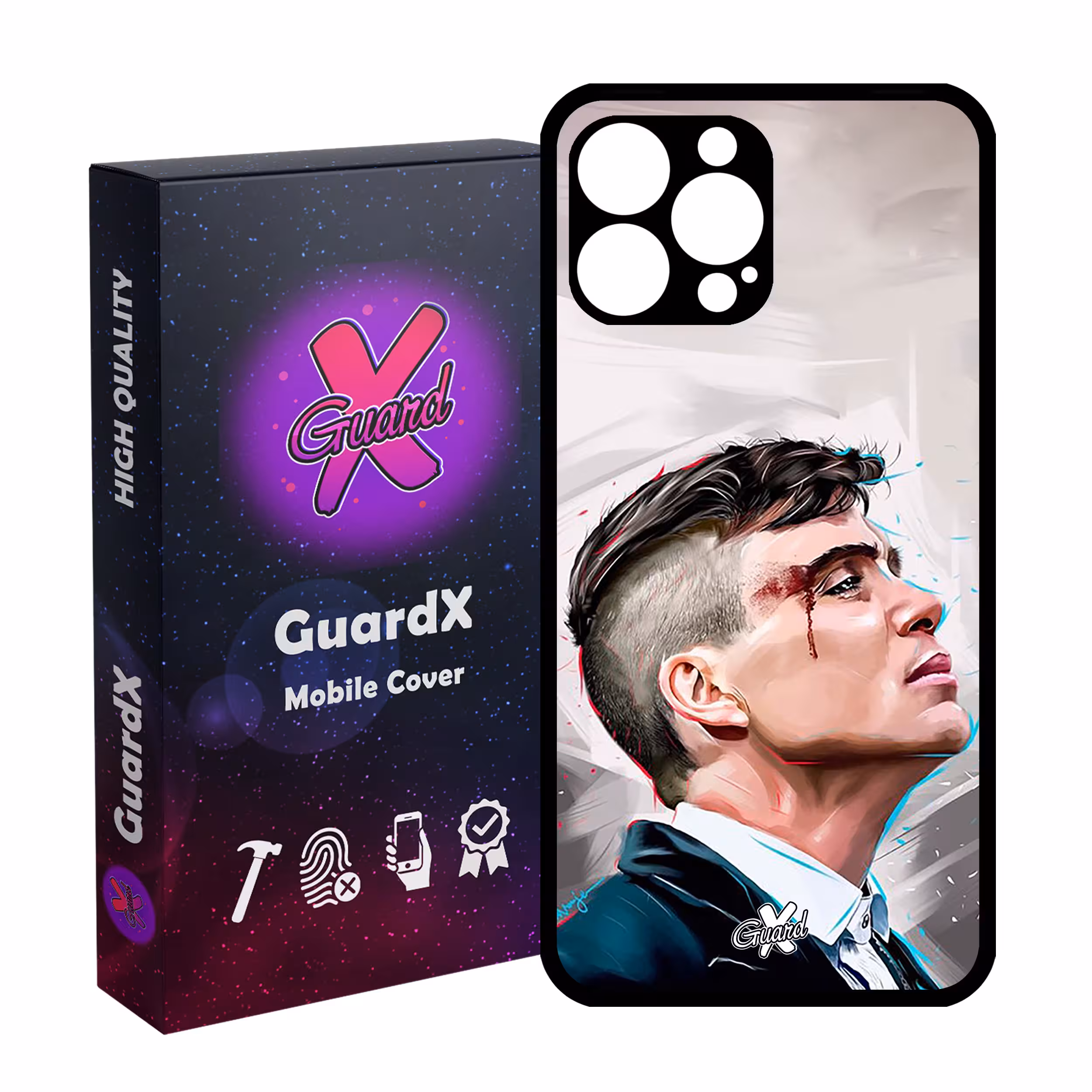 کاور گارد ایکس طرح Peaky Blinders مدل Glass10032 مناسب برای گوشی موبایل اپل iPhone 12 Pro Max