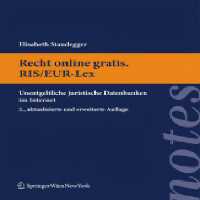 خرید و دانلود نسخه کامل کتاب Recht online gratis. RIS/EUR-Lex: Unentgeltliche juristische Datenbanken im Internet (Springer Notes Rechtswissenschaft) (German Edition)