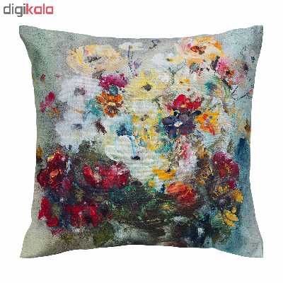 کاور کوسن طرح گل نقاشی بوم کد 713