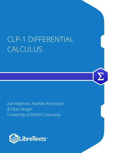 خرید و دانلود نسخه کامل کتاب CLP-1 Differential Calculus