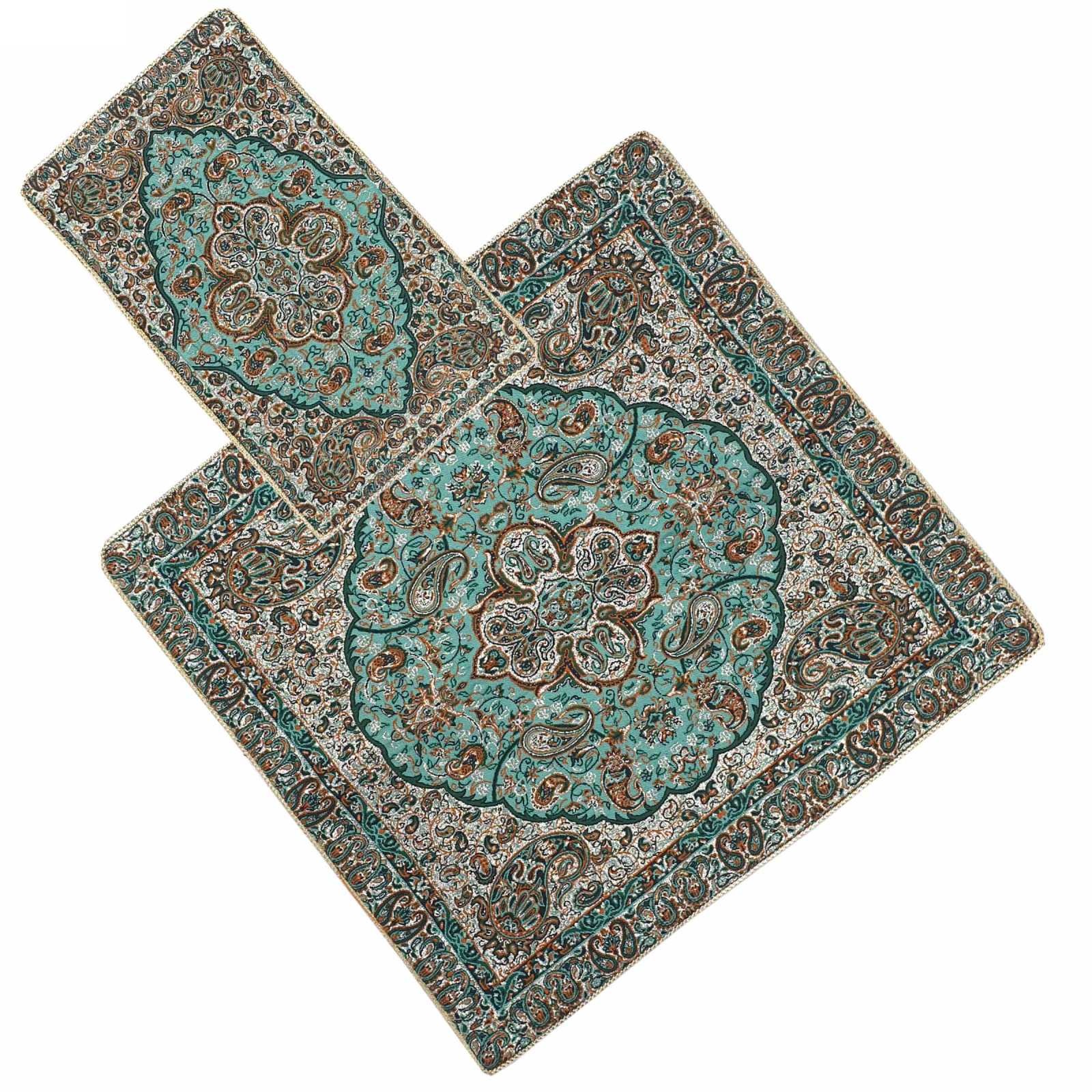 جانماز ترمه مدل ابریشم شاه عباسی کد 21