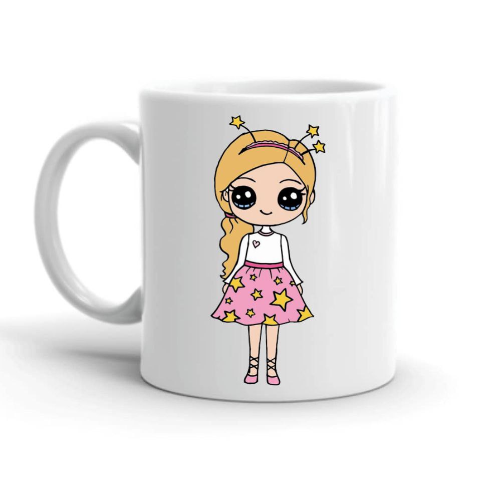 ماگ طرح دخترانه کد 3036