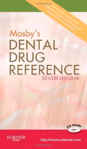 [PDF] دانلود کتاب Mosby's Dental Drug Reference, 10E, 10th ed, 2011
