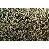 تابلو نقاشی ورق طلا طرح برگ ریزان کد 0093