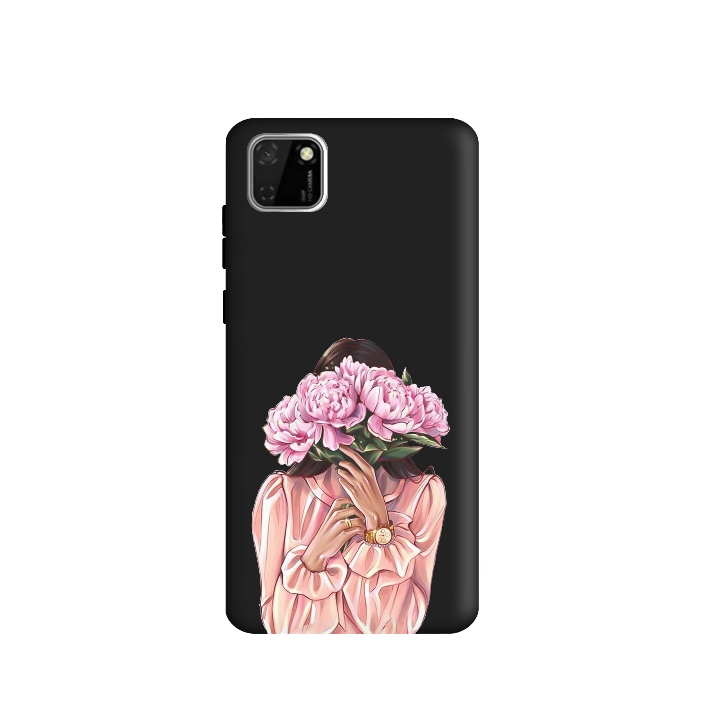 کاور طرح دخترانه گل کد u2352 مناسب برای گوشی موبایل  هوآوی Y5P