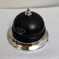 زنگ رومیزی مدل Ring مشکی مناسب رستوران و کافی شاپ