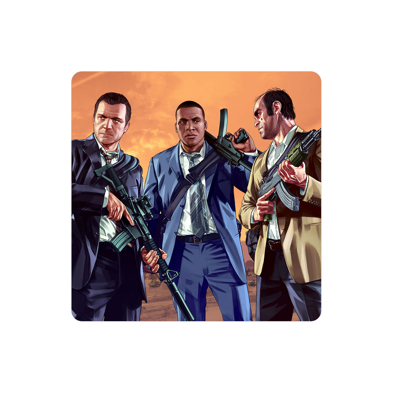 زیر لیوانی طرح GTA مدل MC1345