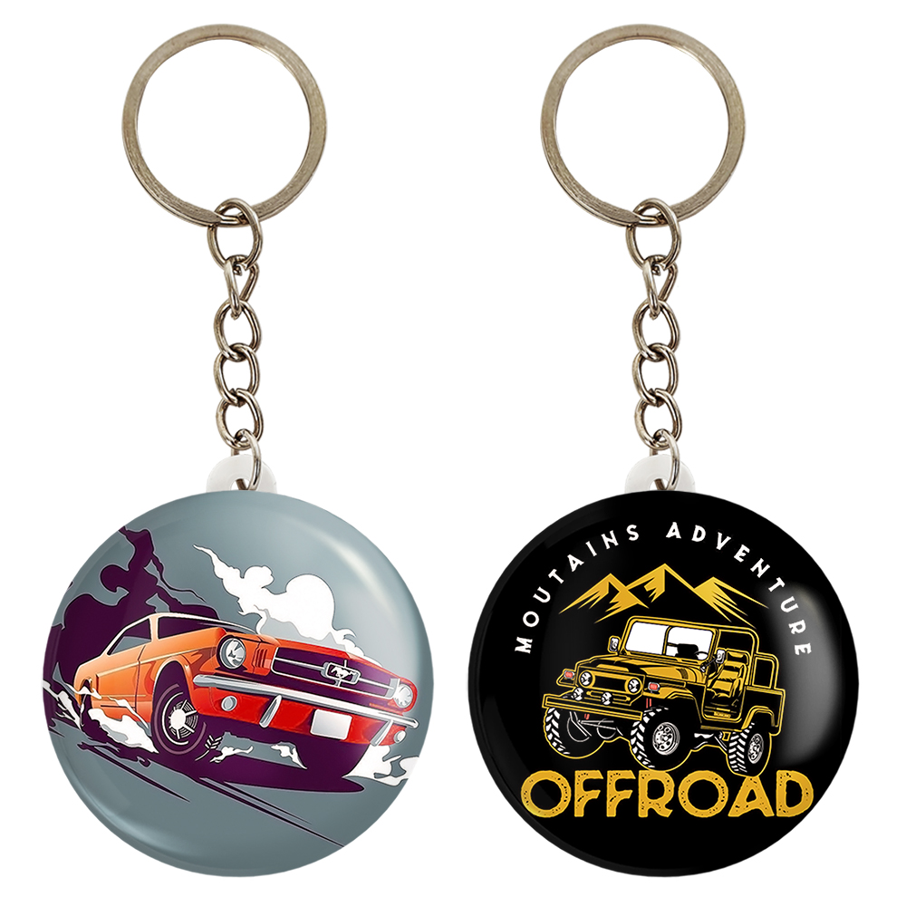 جاکلیدی خندالو مدل ماشین کلاسیک کد 1035110350 مجموعه 2 عددی