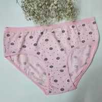 شورت نخی زنانه طرح صورتی گلدار ترک برند گودگرل سایز ایکس لارج