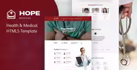 دانلود قالب HTML5 سلامت و پزشکی Hope