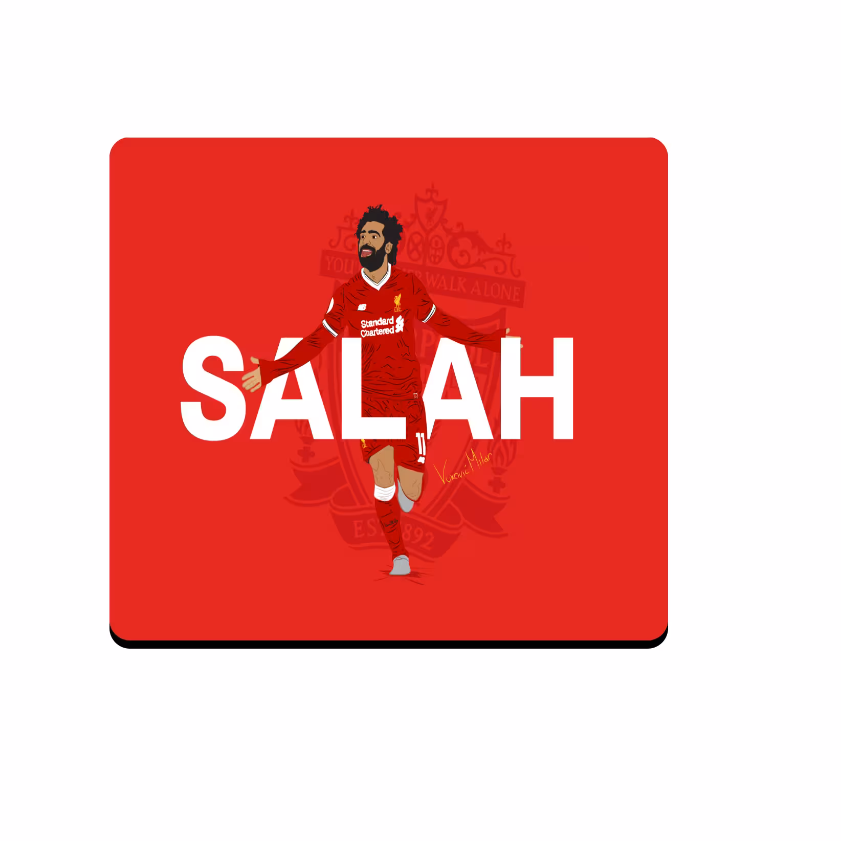 ماوس پد طرح محمد صلاح کد m288