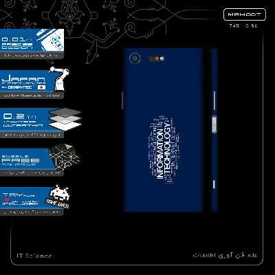 برچسب پوششی ماهوت مدل IT Science-FullSkin مناسب برای گوشی موبایل سونی Xperia XZ Premium