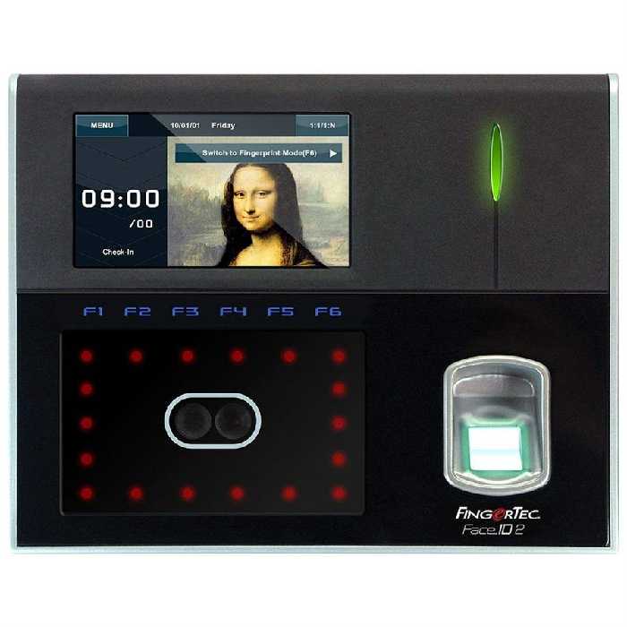 دستگاه حضور و غیاب و کنترل تردد فینگرتک مدل FACE ID 2