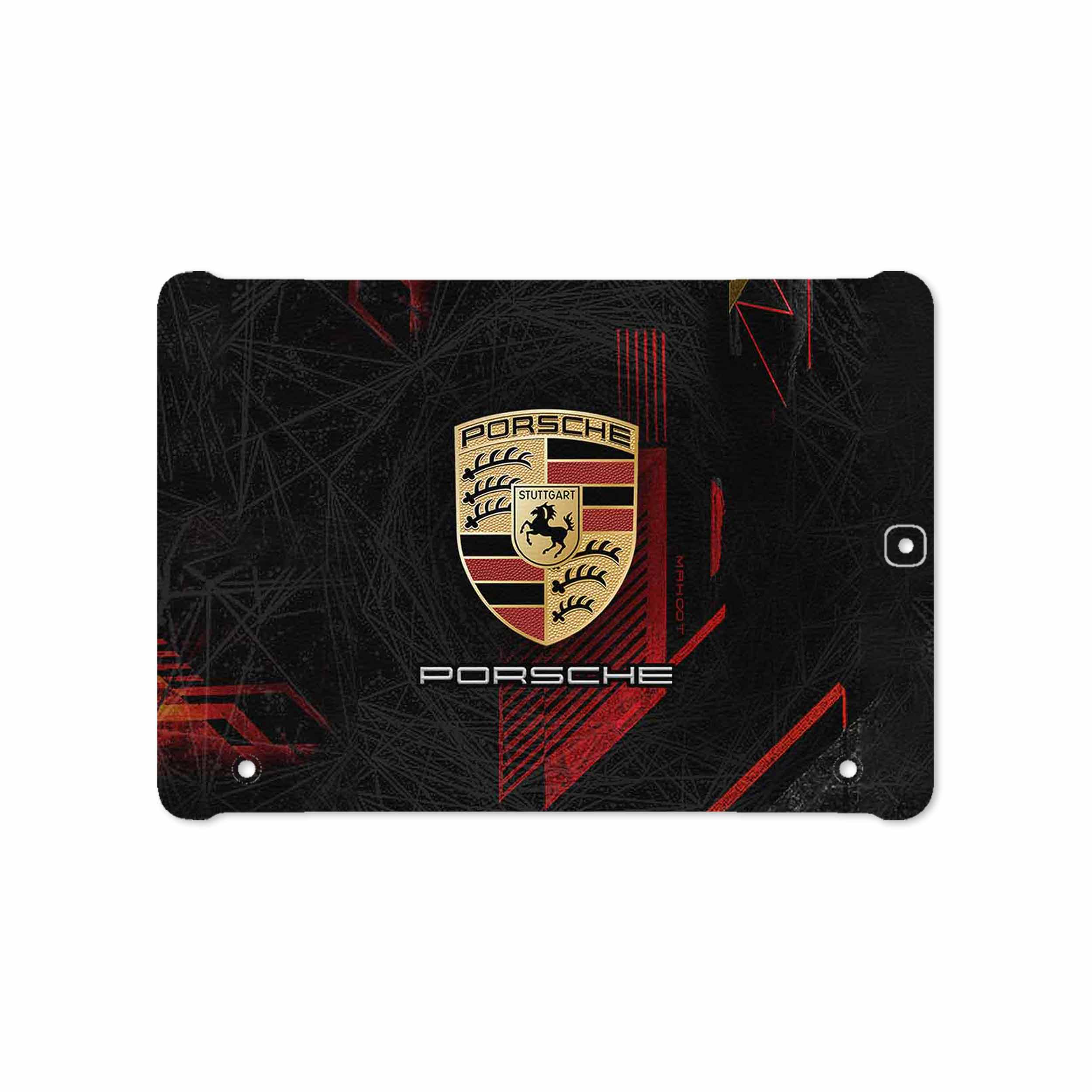 برچسب پوششی ماهوت مدل Porsche-Logo مناسب برای تبلت سامسونگ Galaxy Tab S2 9.7 2015 T815