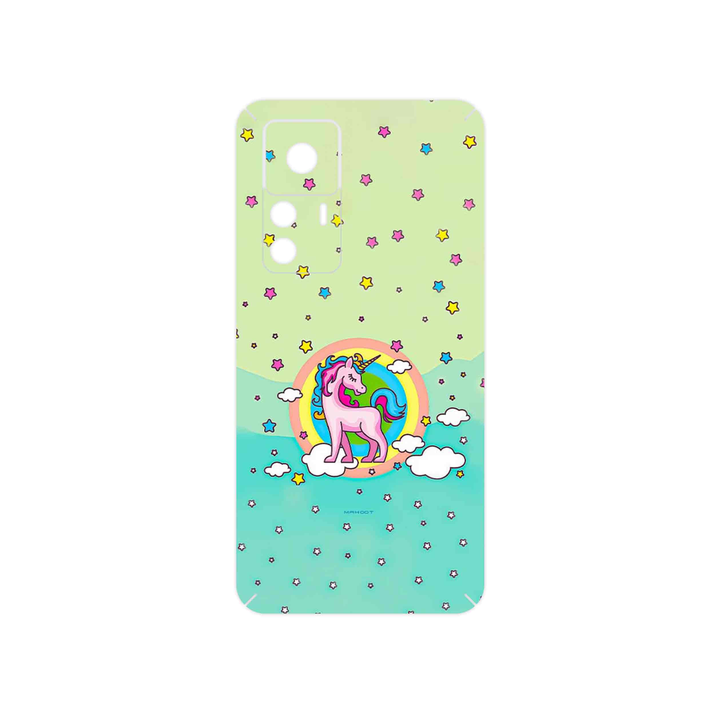 برچسب پوششی ماهوت مدل Rainbow unicorn adventure مناسب برای گوشی موبایل شیائومی 12T Pro