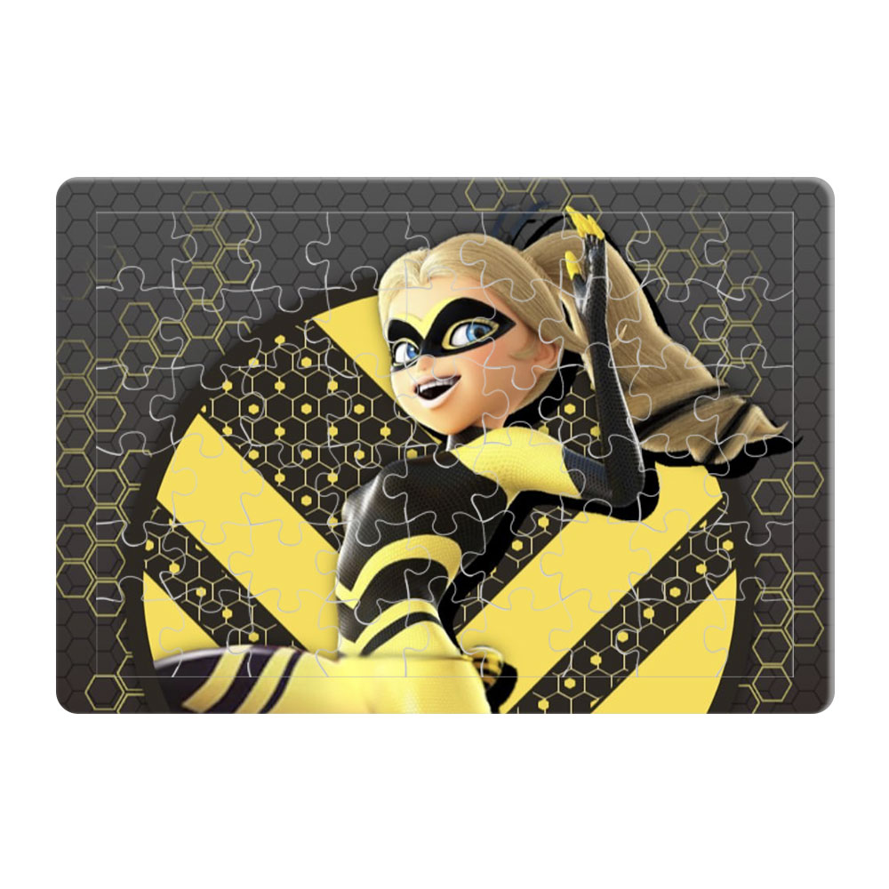 پازل 54 تکه طرح دخترکفشدوزکی مدل P1276