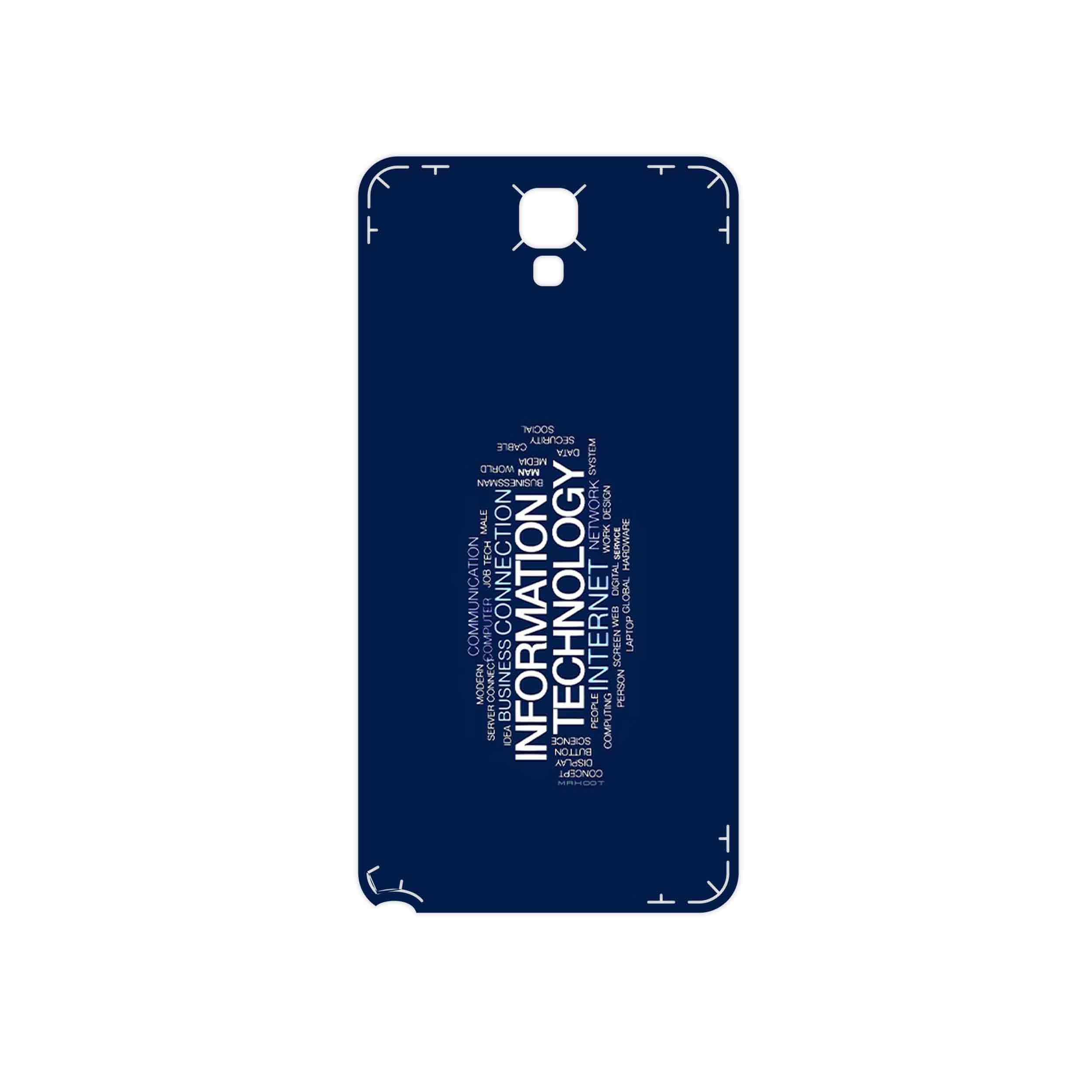 برچسب پوششی ماهوت مدل IT Science مناسب برای گوشی موبایل سامسونگ Galaxy Note 3 Neo