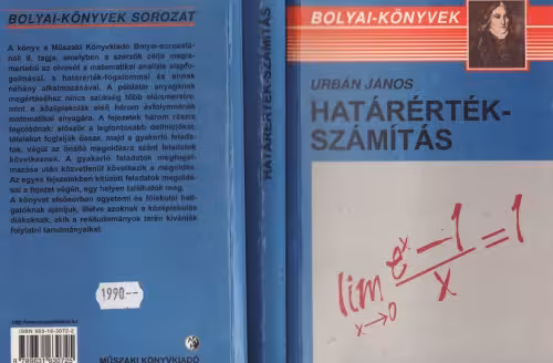 خرید و دانلود نسخه کامل کتاب Határértékszámítás