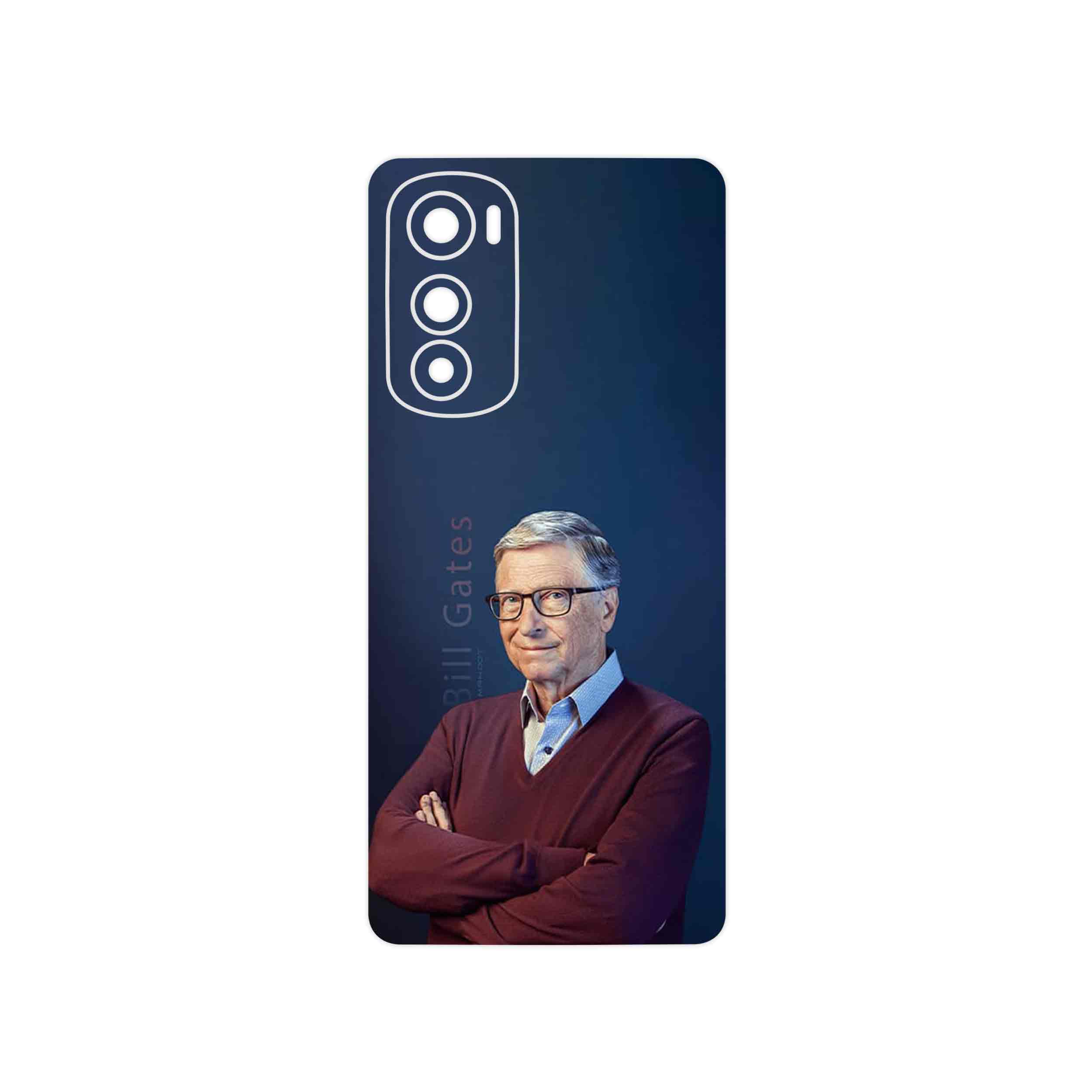 برچسب پوششی ماهوت مدل Bill_Gates مناسب برای گوشی موبایل موتورولا Edge 30