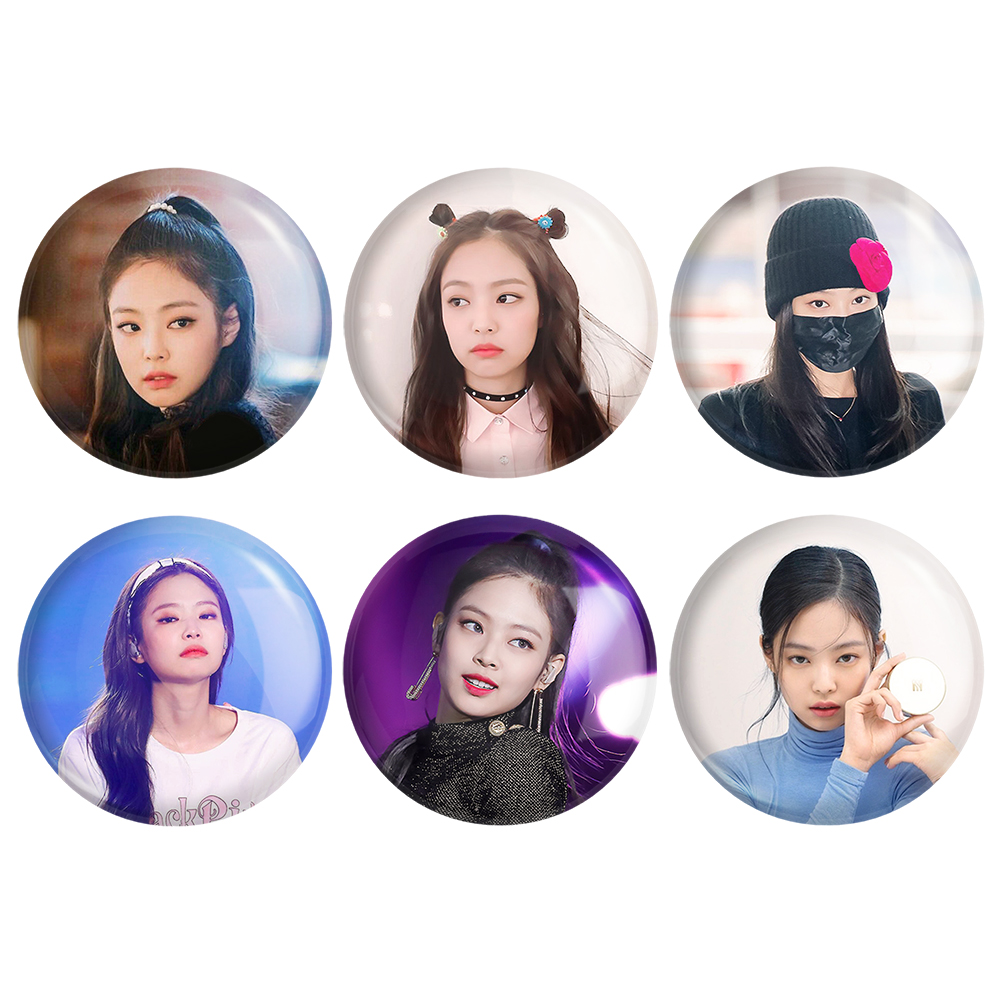 پیکسل خندالو مدل جنی بلک پینک کد 671B مجموعه 6 عددی