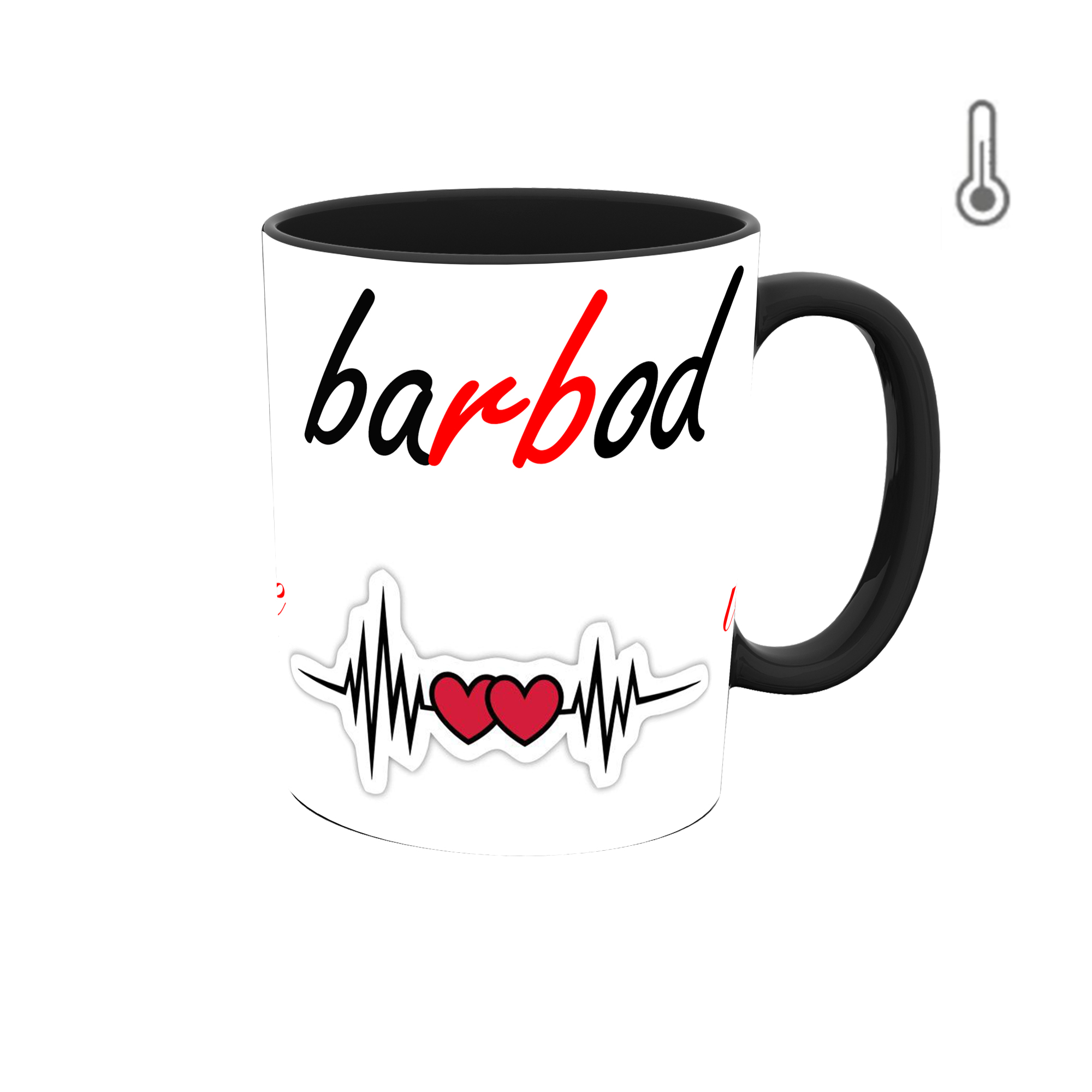 ماگ حرارتی طرح اسم باربد