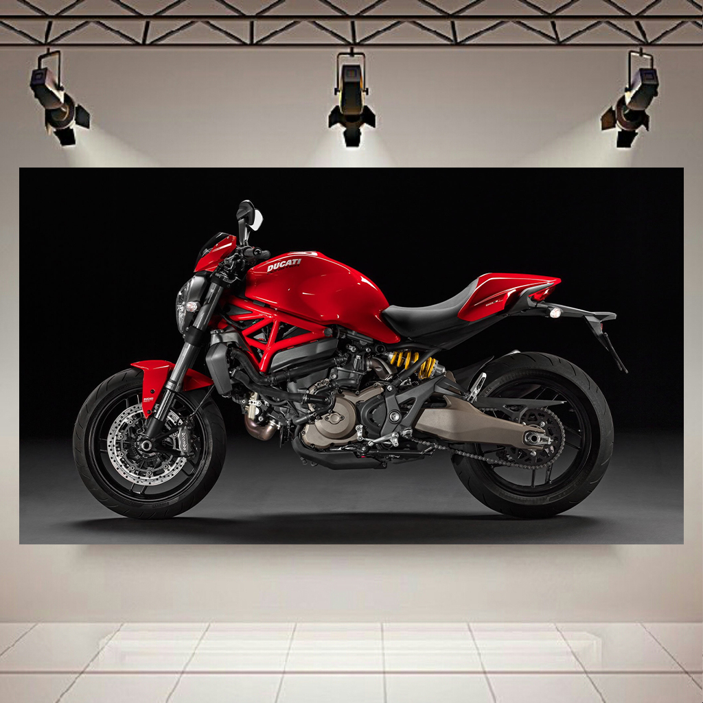 تابلو بوم طرح موتور مدل Ducati Monster 821 کد AR7460