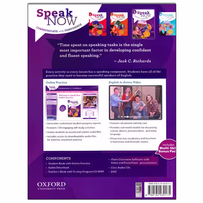 کتاب Speak Now 3 اثر Jack C. Richards And David Bohlke انتشارات هدف نوین