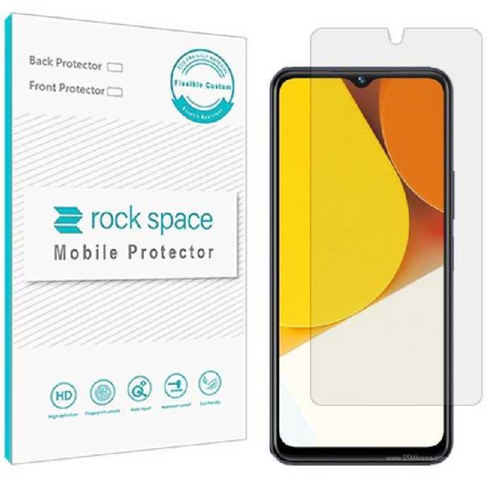 گلس نانو هیدروژل شفاف و ضد ضربه گوشی ویوو Y35 برند راک اسپیس     