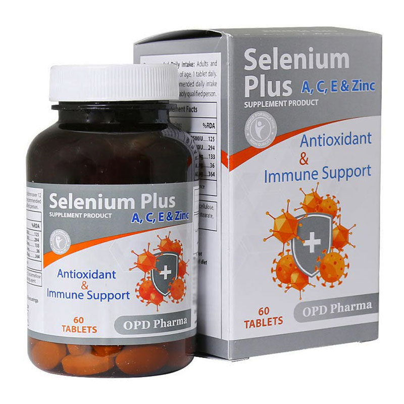 قرص سلنیوم پلاس او پی دی فارما 60 عدد