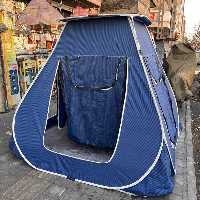 چادر مسافرتی 8 نفره فنری مدل ریپس جنس برنو با کف ضخیم و قلاب و سقف بازشو کد1